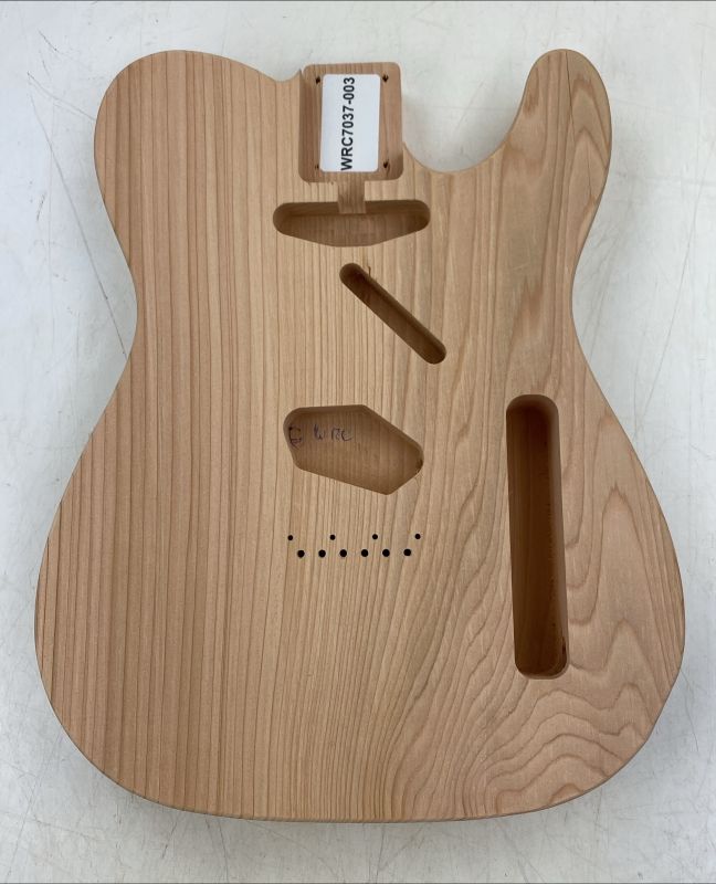 Body Western Red Cedar, 1-pc., Tele, Unique piece #003